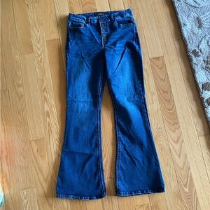 Indigo Rein Women's Dark Blue Flare Jeans